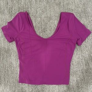 Lululemon Align T-Shirt Size 2 In Magenta Purple